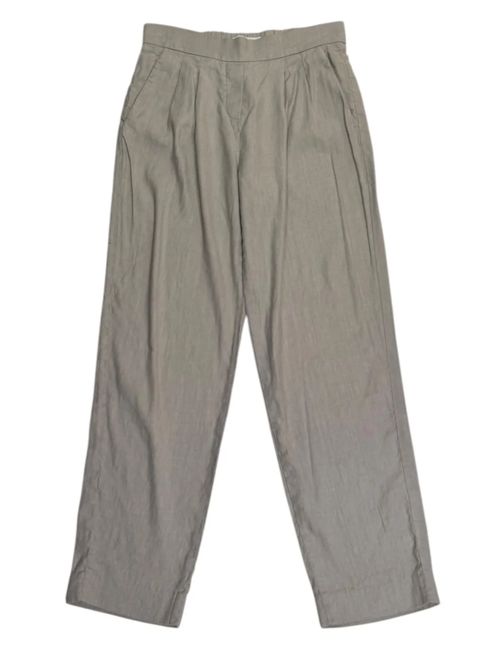 Babaton Cohen Pleated Pants Size 0 Taupe Greige Pull-On Aritzia Work